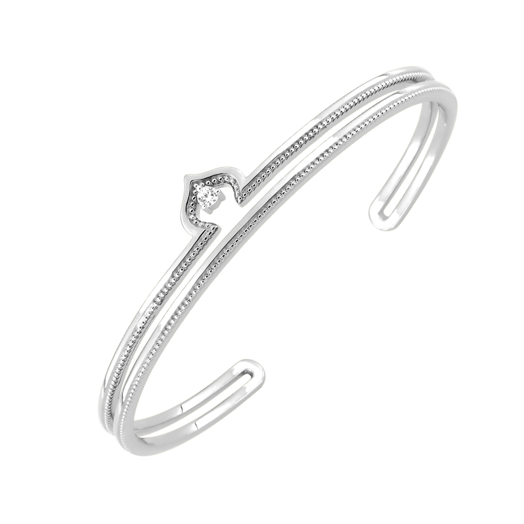 Bracelet Royale argent et oxyde