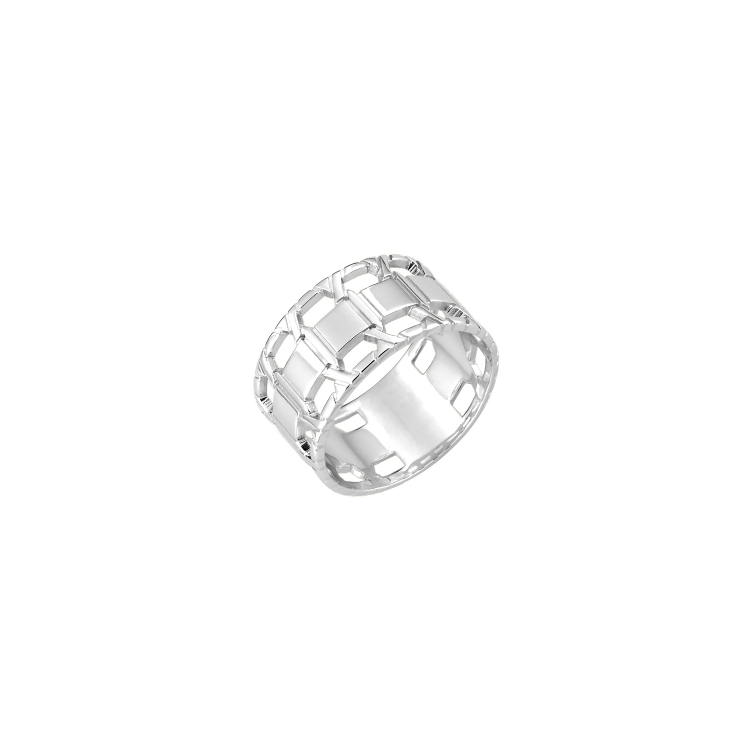 Bague Graphique en argent