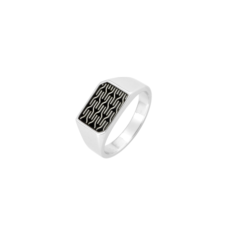 Bague homme en argent