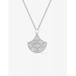 Collier Glamour argent rhodié oxydes de zirconium