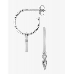 Boucles d'oreilles Royale en argent