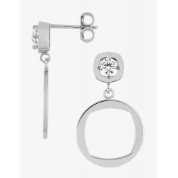 Boucles d'oreilles Glamour argent